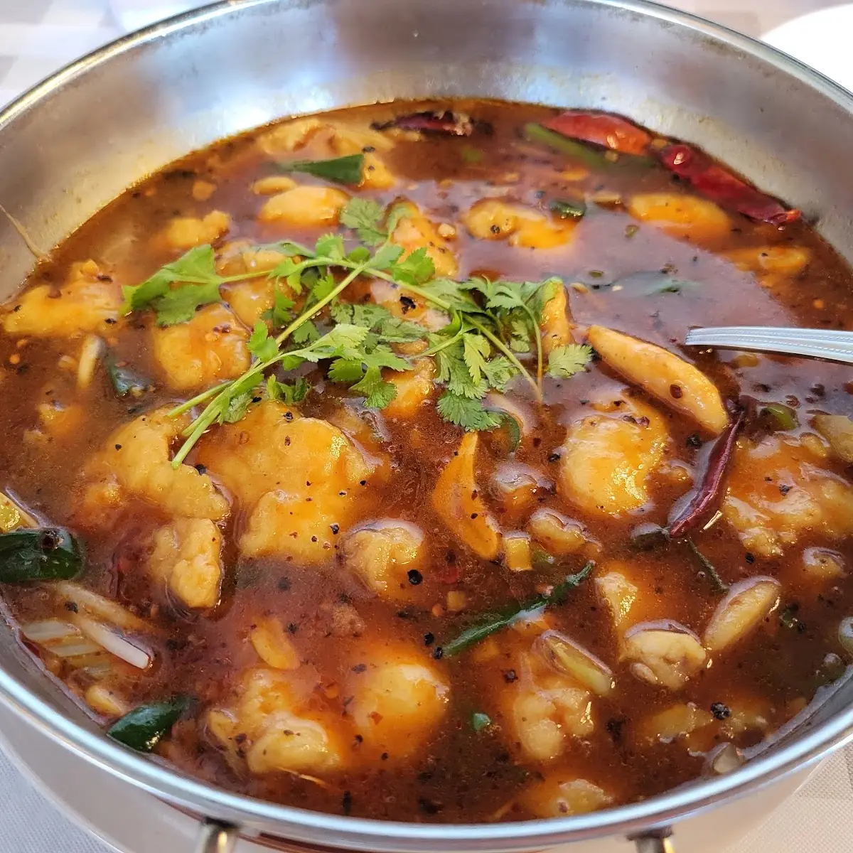 spicy boiled fish fillet 水煮鱼片